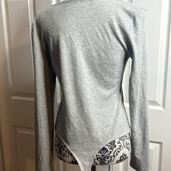 American Eagle Gray Bodysuit New With Tags XL - Picture 3 of 7